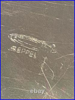 Very Rare Antique German Zeppelin Company Duralumin Alloy Metal Vase 1920's