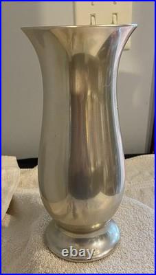 Very Rare Antique German Zeppelin Company Duralumin Alloy Metal Vase 1920's
