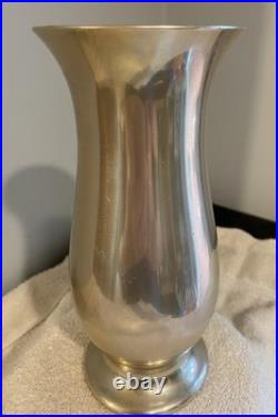 Very Rare Antique German Zeppelin Company Duralumin Alloy Metal Vase 1920's