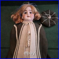 Very Rare Antique Leibe & Hofmann German Bisque Doll with Vintage Clothing