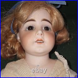 Very Rare Antique Leibe & Hofmann German Bisque Doll with Vintage Clothing