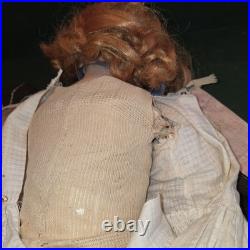 Very Rare Antique Leibe & Hofmann German Bisque Doll with Vintage Clothing