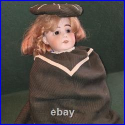 Very Rare Antique Leibe & Hofmann German Bisque Doll with Vintage Clothing