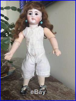 Very Rare Antique Simon Halbig 908 Bisque Doll Closed Mouth Original Body 14