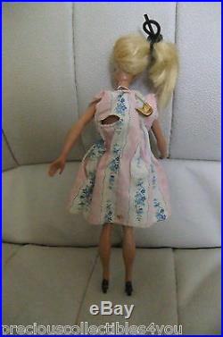 Vf Very Fine Original German Vintage Bild LILLI Hausser Barbie 7.5 Stripe Dress