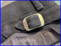 Vintage 1920s 1930s German Brown Wool Plus Four Trousers (32 Waist) Pre WWII