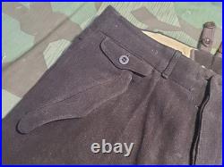 Vintage 1920s 1930s German Brown Wool Plus Four Trousers (32 Waist) Pre WWII