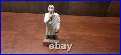 Vintage 1940s German Wood Hand Carved Figure Nerve Surgeon Doctor Antique Folk
