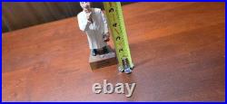 Vintage 1940s German Wood Hand Carved Figure Nerve Surgeon Doctor Antique Folk