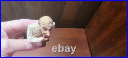 Vintage 1940s German Wood Hand Carved Figure Nerve Surgeon Doctor Antique Folk
