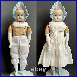 Vintage 1945 Artist Reproduction of Antique German Parian Doll by Emma Clear