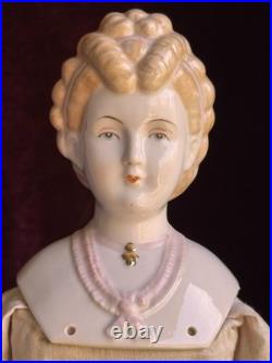 Vintage 22 Reproduction of Antique German China Fashion Doll