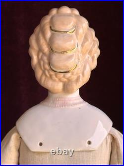 Vintage 22 Reproduction of Antique German China Fashion Doll