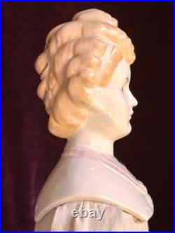 Vintage 22 Reproduction of Antique German China Fashion Doll