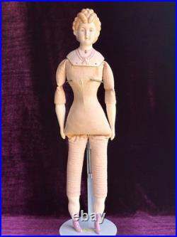 Vintage 22 Reproduction of Antique German China Fashion Doll Vintage 22 Reproduction of Antique German China Fashion Doll
