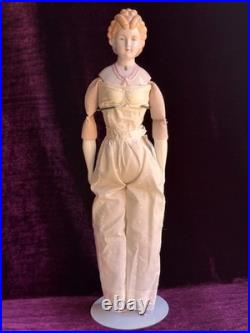Vintage 22 Reproduction of Antique German China Fashion Doll