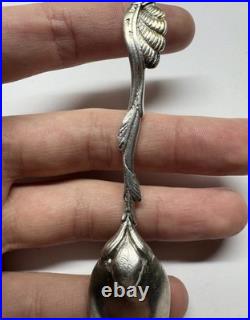 Vintage 800 Silver Teaspoon Antique German Solid Silver Spoon 13.29g