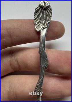 Vintage 800 Silver Teaspoon Antique German Solid Silver Spoon 13.29g