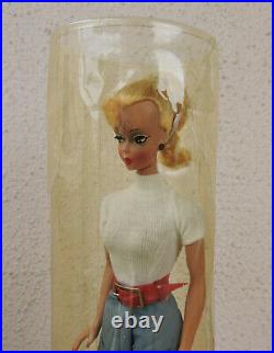 Vintage All Original German Bild Lilli Doll with stand & tube Hausser 1955