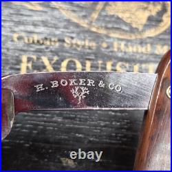 Vintage/Antique 11/16 H Boker & Co. German Straight Razor. Restored