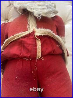 Vintage Antique 1920s Masked German Christmas Santa Doll Mask Face, 28 READ