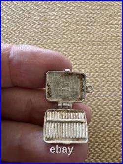 Vintage Antique 800 Silver German Begging Bracelet With 10 Exceptional Charms