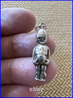 Vintage Antique 800 Silver German Begging Bracelet With 10 Exceptional Charms