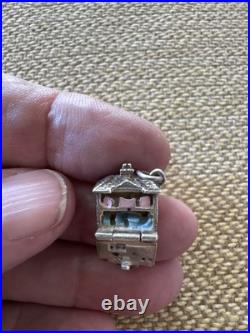 Vintage Antique 800 Silver German Begging Bracelet With 10 Exceptional Charms