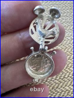 Vintage Antique 800 Silver German Begging Bracelet With 10 Exceptional Charms