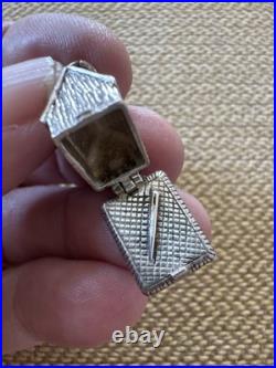 Vintage Antique 800 Silver German Begging Bracelet With 10 Exceptional Charms