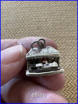 Vintage Antique 800 Silver German Begging Bracelet With 8 Exceptional Charms