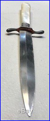 Vintage Antique Austrian/German Crown Cutlery Trench/Boot Dagger Knife Pear Old