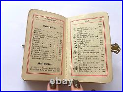 Vintage Antique Beautiful German Travel Prayer Book Himmelstone Romain Gilded