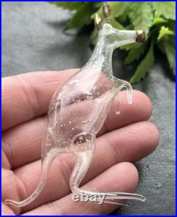 Vintage/Antique Bimini Glass KANGAROO German Christmas OrnamentRARE Vintage/Antique Bimini Glass KANGAROO German Christmas OrnamentRARE