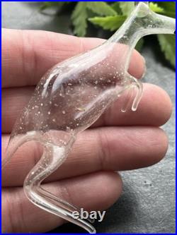 Vintage/Antique Bimini Glass KANGAROO German Christmas OrnamentRARE Vintage/Antique Bimini Glass KANGAROO German Christmas OrnamentRARE