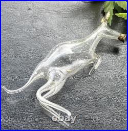 Vintage/Antique Bimini Glass KANGAROO German Christmas OrnamentRARE Vintage/Antique Bimini Glass KANGAROO German Christmas OrnamentRARE