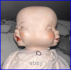 Vintage Antique Bisque Porcelain Three Faced Baby Doll Revolving Head- German Vintage Antique Bisque Porcelain Three Faced Baby Doll Revolving Head- German