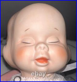Vintage Antique Bisque Porcelain Three Faced Baby Doll Revolving Head- German Vintage Antique Bisque Porcelain Three Faced Baby Doll Revolving Head- German