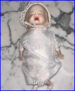 Vintage Antique Bisque Porcelain Three Faced Baby Doll Revolving Head- German Vintage Antique Bisque Porcelain Three Faced Baby Doll Revolving Head- German