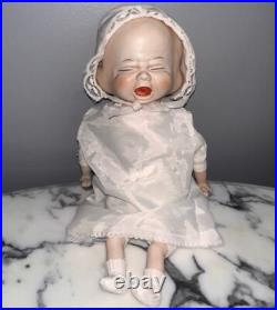 Vintage Antique Bisque Porcelain Three Faced Baby Doll Revolving Head- German Vintage Antique Bisque Porcelain Three Faced Baby Doll Revolving Head- German