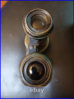 Vintage Antique Brass Binoculars. WW1 French, England, GermansVery Clear, Works Vintage Antique Brass Binoculars. WW1 French, England, GermansVery Clear, Works