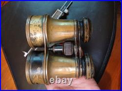 Vintage Antique Brass Binoculars. WW1 French, England, GermansVery Clear, Works Vintage Antique Brass Binoculars. WW1 French, England, GermansVery Clear, Works