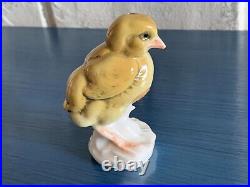 Vintage Antique Carl Ends German Porcelain Baby Chick Bird Figurine Statue 3 1/4