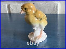 Vintage Antique Carl Ends German Porcelain Baby Chick Bird Figurine Statue 3 1/4