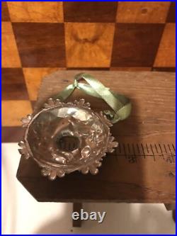 Vintage Antique Christmas Ornament Lot 3 reflectors German Soft Metal Tin Alloy