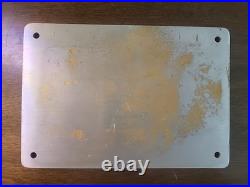 Vintage/Antique Danger High Voltage Sign German Hochspannung Vorsicht Embossed