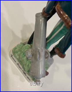 Vintage Antique ERNST BOHNE & SOHNE German Porcelain Figurine Soldier NO PLUME