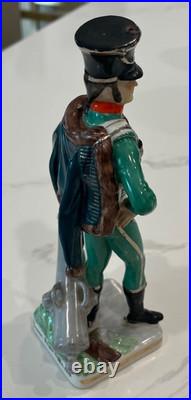Vintage Antique ERNST BOHNE & SOHNE German Porcelain Figurine Soldier NO PLUME