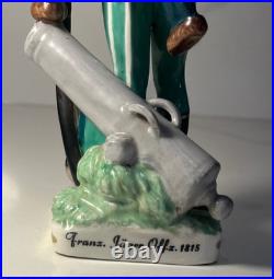 Vintage Antique ERNST BOHNE & SOHNE German Porcelain Figurine Soldier NO PLUME