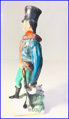 Vintage Antique ERNST BOHNE & SOHNE German Porcelain Figurine Soldier NO PLUME